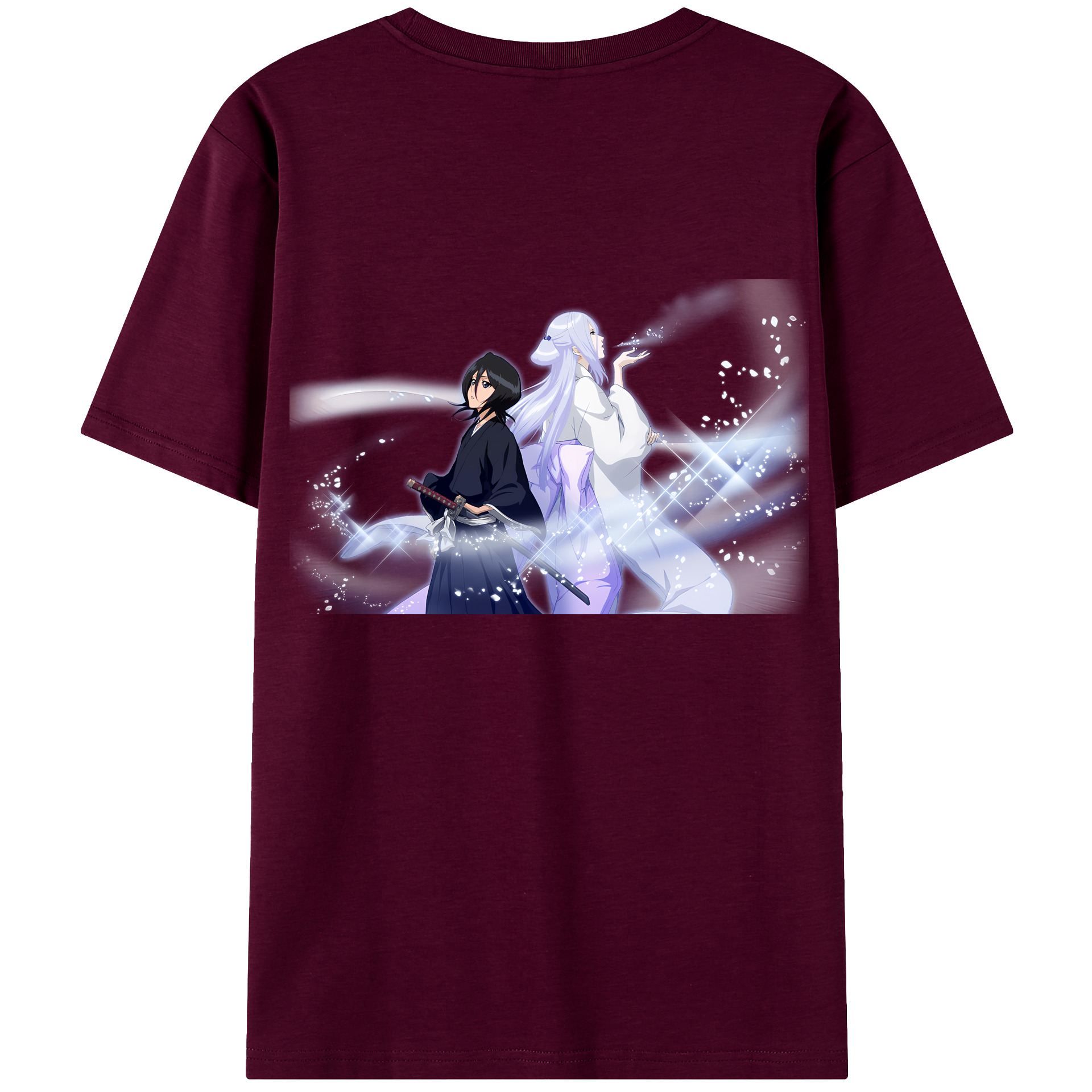 （画像用） ブリーチ 朽木ルキア BLEACH Kuchiki Rukia レディース半袖Tシャツ(バックプリント)